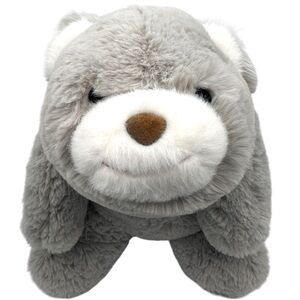 Gund Snuffles Bear Gray 10" Stuffed Plush Grey White Cris 6050359 Teddy Bear